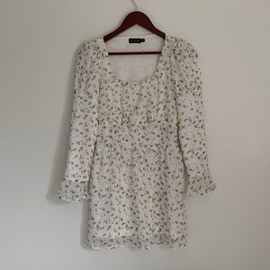 Pretty Little Thing Longsleeve Floral Dress US Size 4